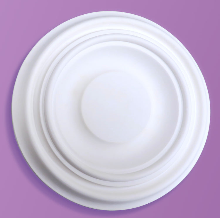 Plain Ceiling Rose - Bullseye - 240mm
