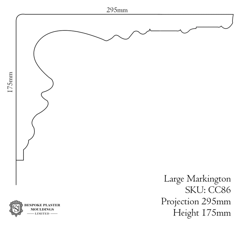 Large Markington Late Victorian Cornice