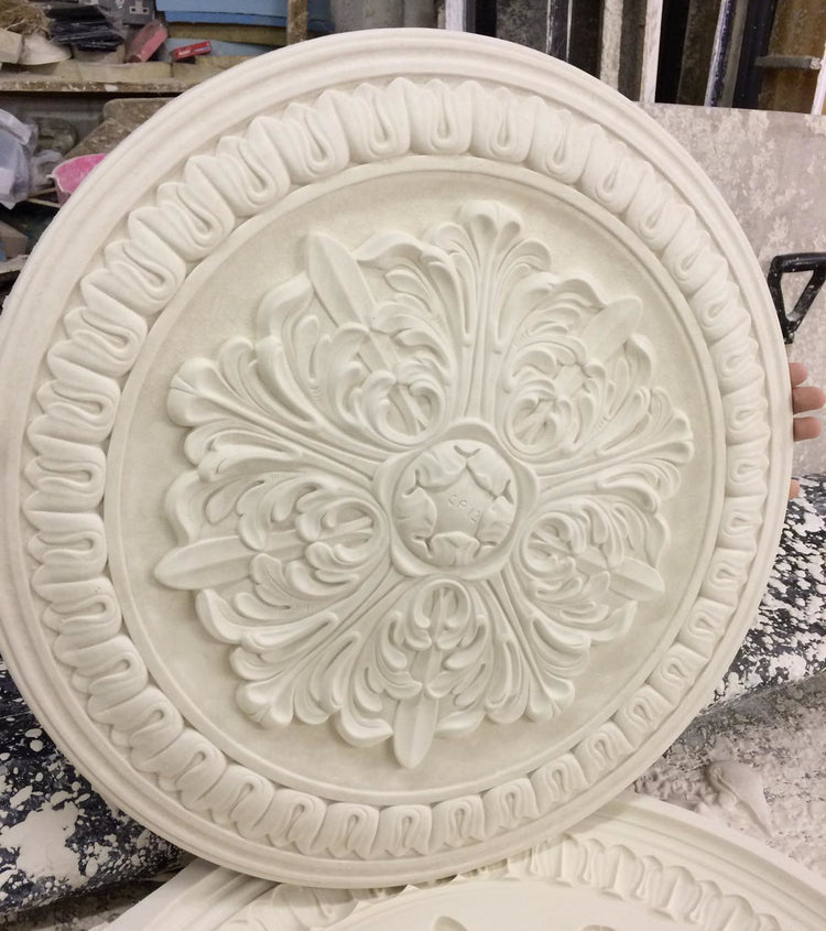 Leaf Ceiling Rose - Lamb's Tongue - 520mm