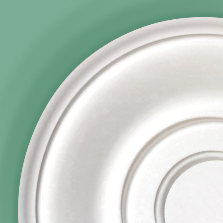 Plain Ceiling Rose - Medium Darley - 640mm