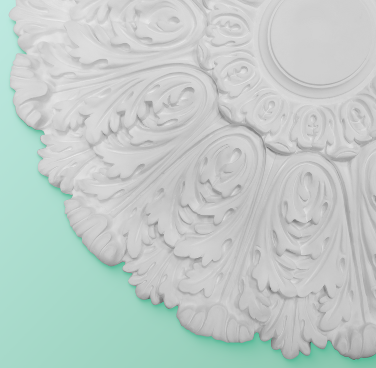 Leaf Ceiling Rose - Rosemoor - 740mm