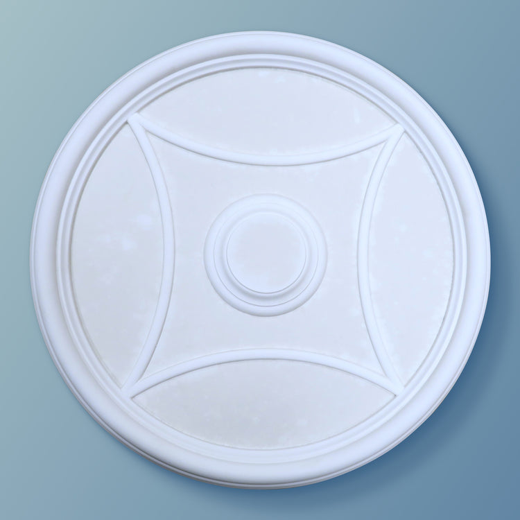 Kilburn - Plain Plaster Ceiling Rose - 574mm