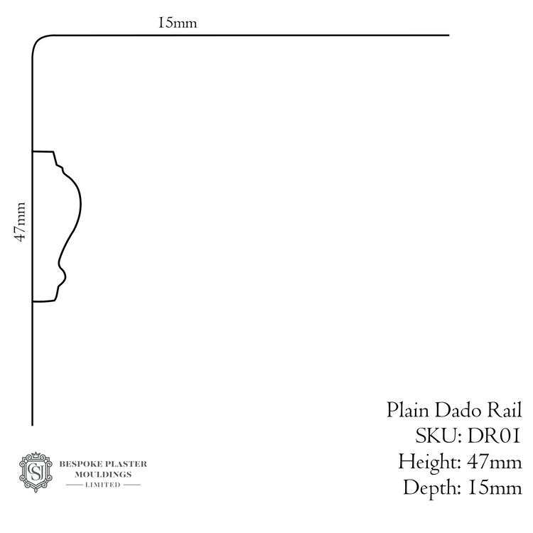 Plain Dado Rail