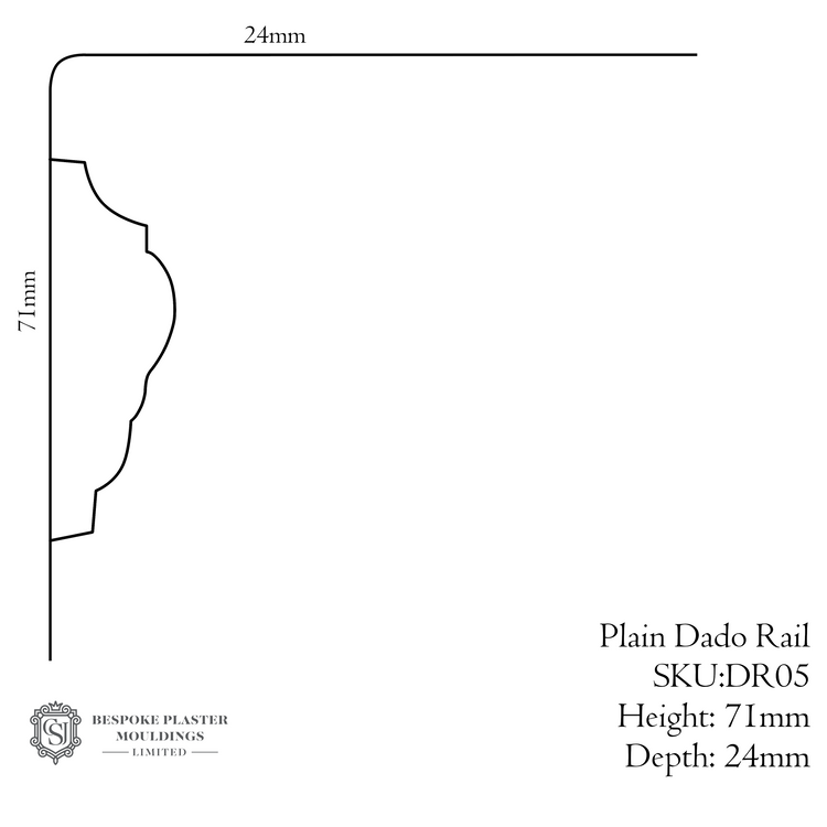 Plain Dado Rail