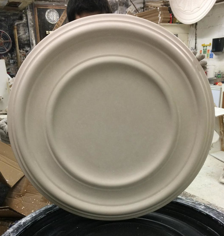 Plain Ceiling Rose - Large Ovala - 780mm