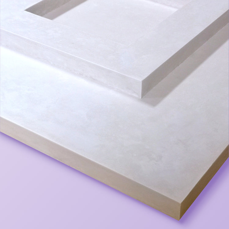 Art Deco Ceiling Rose - Small Square - close