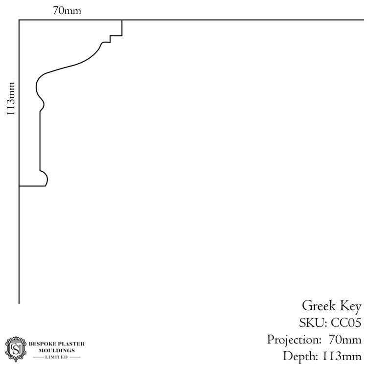 Greek Key Cornice