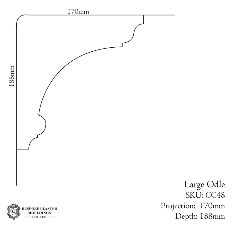 Large Odle Cornice