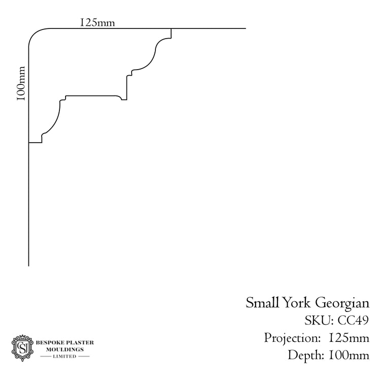 Small York Georgian Cornice