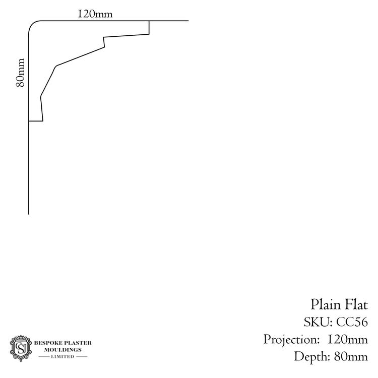 Plain Flat Cornice