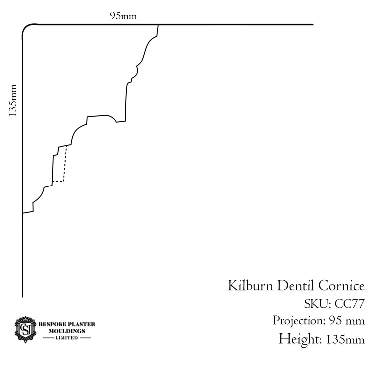Kilburn Dentil Cornice