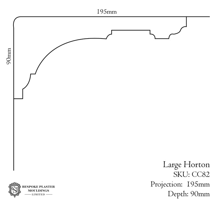 Large Horton Edwardian Cornice