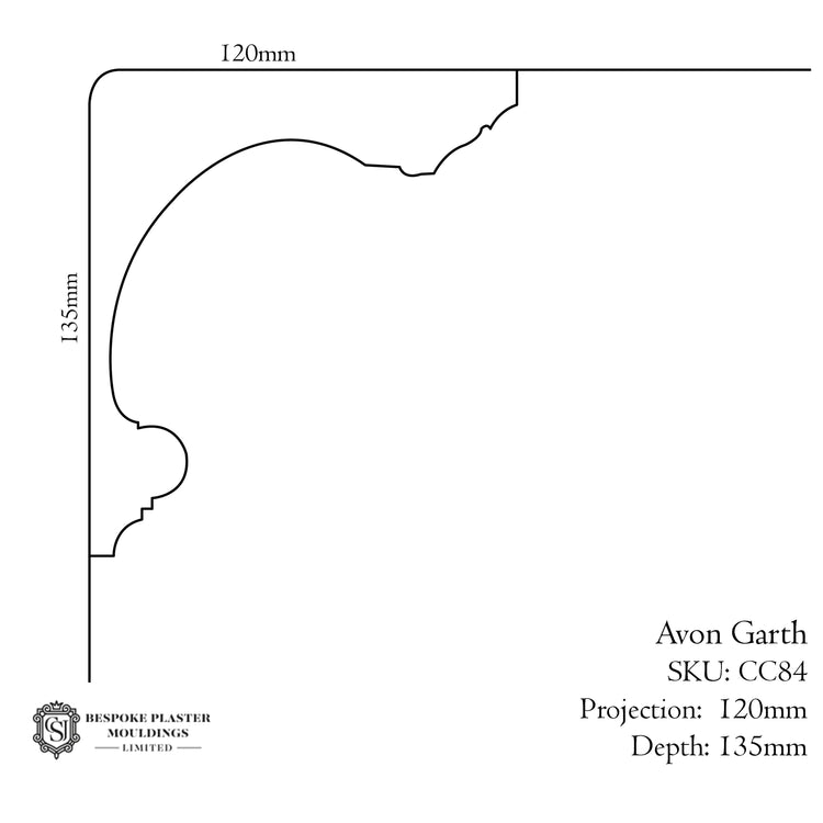 Avon Garth Ornate Cove Cornice