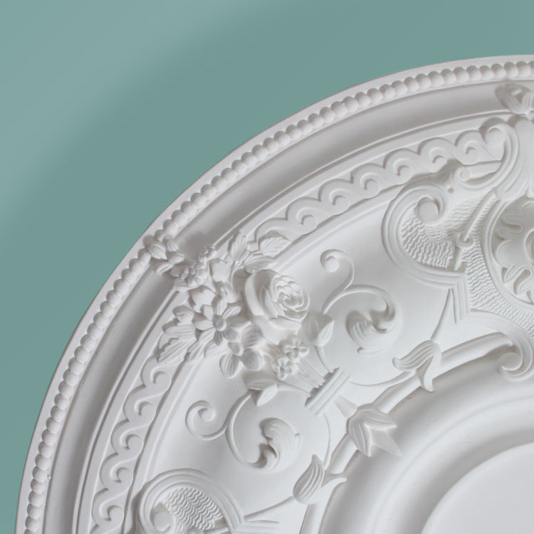 Leaf Ceiling Rose - Flat Middle - 740mm