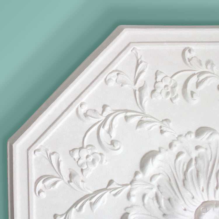 Leaf Ceiling Rose - Regular Octagon - 760mm