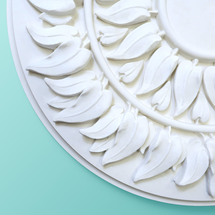 Allerton - Plain Leaf Ceiling Rose - 615mm