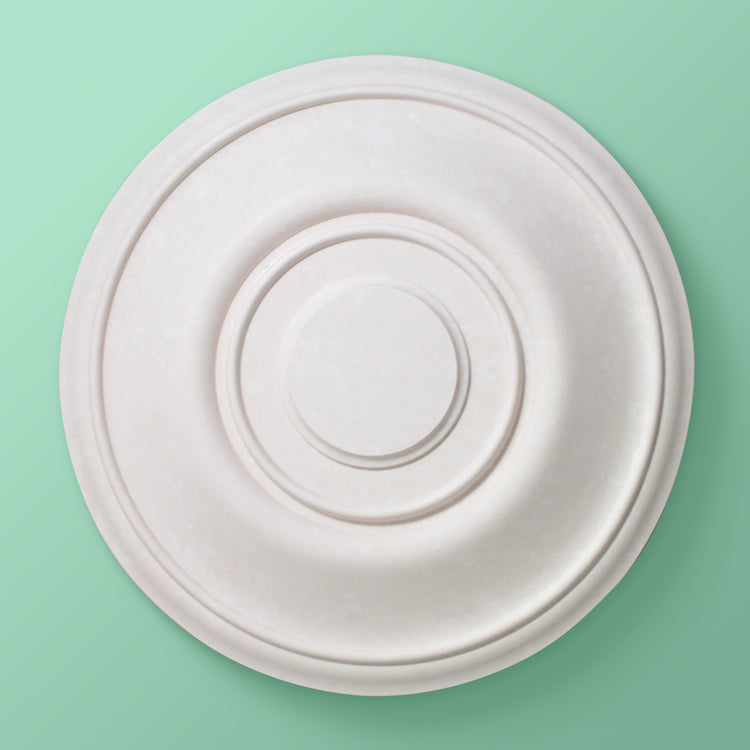 Plain Ceiling Rose - Medium Darley - 640mm