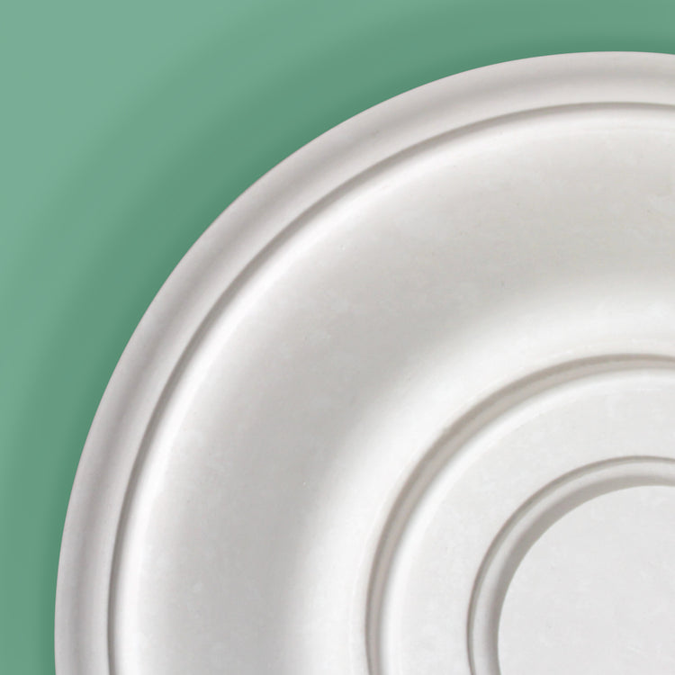 Plain Ceiling Rose - Medium Darley - 640mm