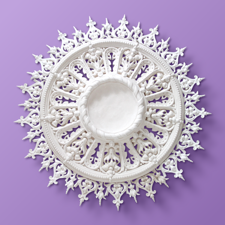 Elizabeth Ceiling Rose - 4 Versions 3 Full