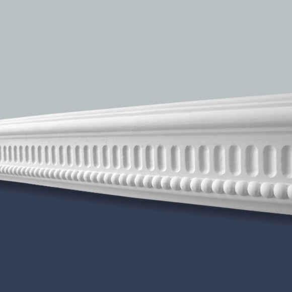 Flute and Ball Plaster Dado Rail DR13