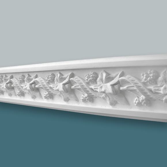 Grape and Vine Plaster Dado Rail DR14