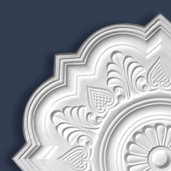 Ornamental Ceiling Rose - Abbey - 540mm