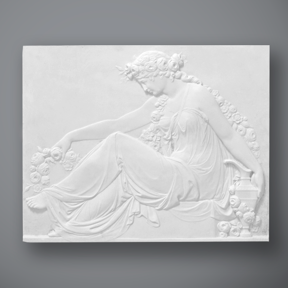 Woman Plaster Plaque