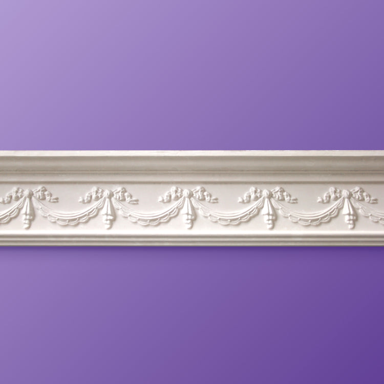 Small Swag Plaster Cornice CC14