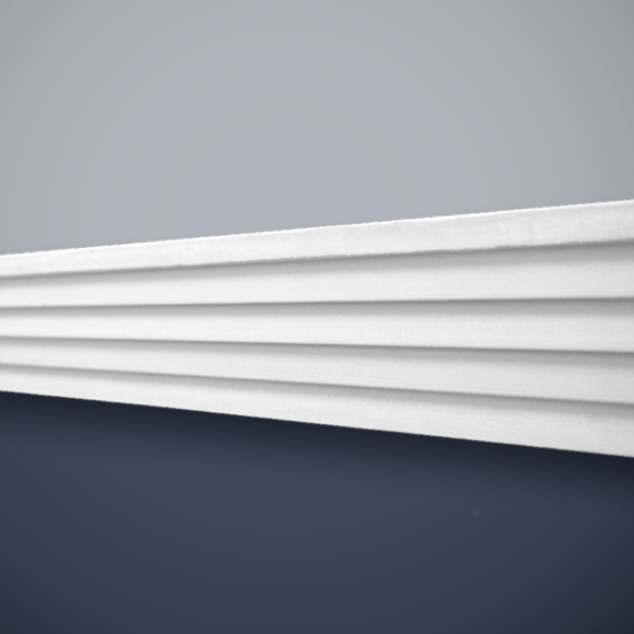 Stepped Art Deco Plaster Dado Rail DR10