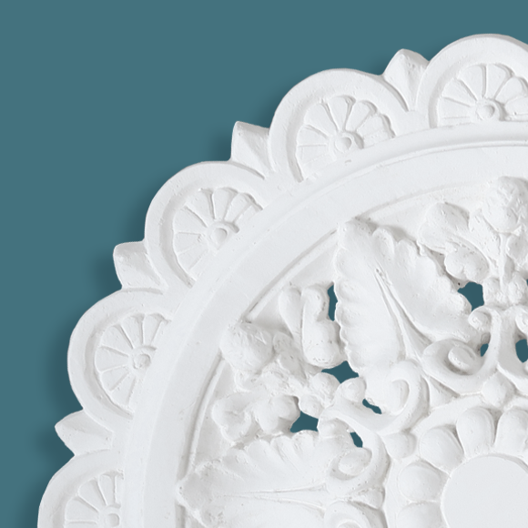 Victorian Ceiling Rose - Gladstone - Close