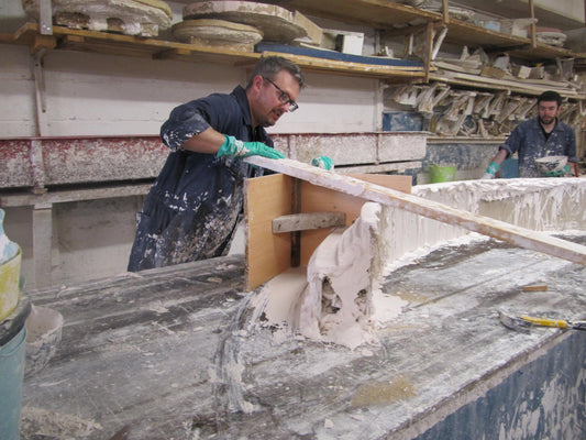 Running A Large Curved Bespoke Georgian Cornice Mould