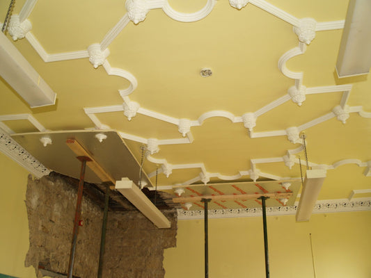 Lime plastering – Burley Grange