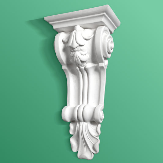 Small Scroll with Leaf Corbel