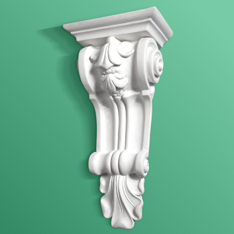 Small Scroll with Leaf Corbel