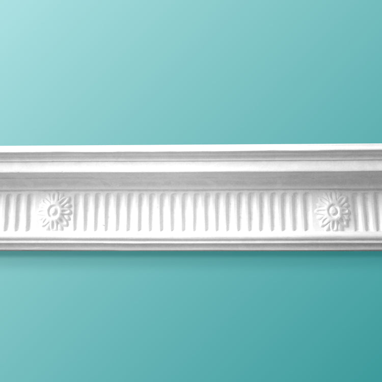 Flute and Flower Cornice