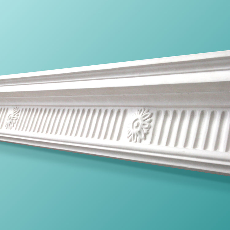 Flute and Flower Cornice