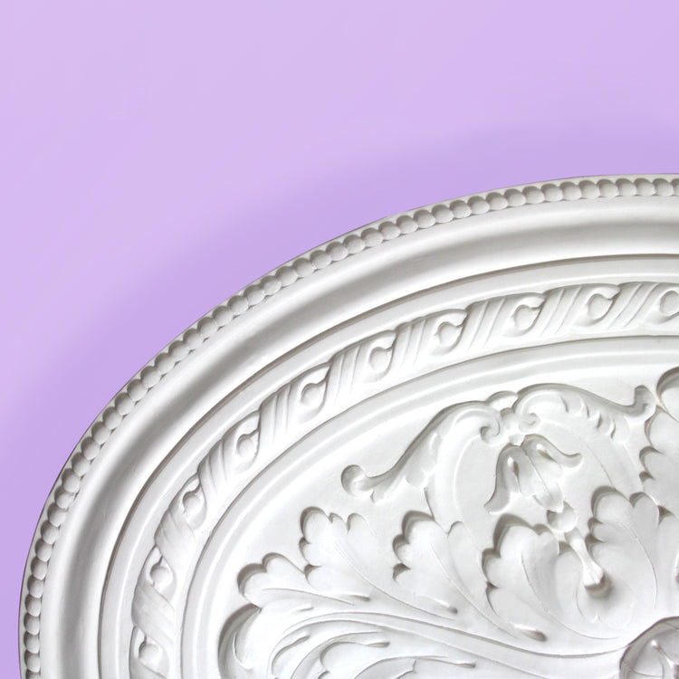 Leaf Ceiling Rose - Small Oval