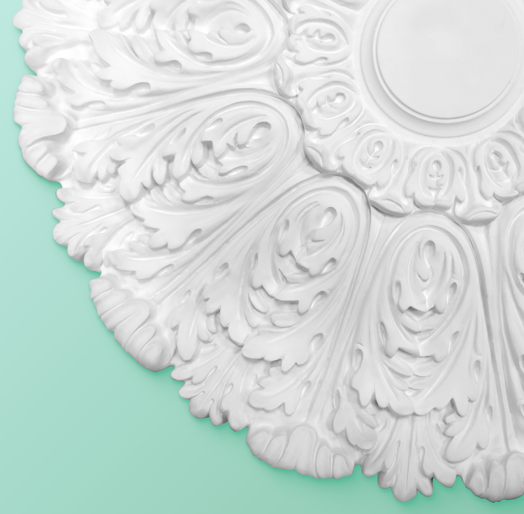 Leaf Ceiling Rose - Rosemoor - 740mm