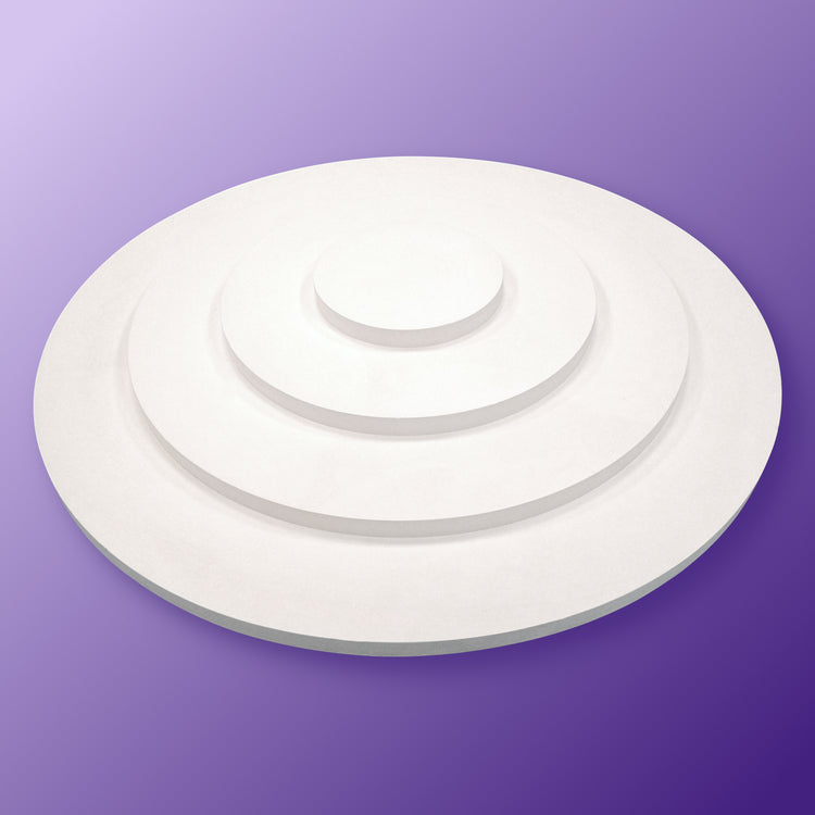 Round Art Deco Ceiling Rose - 703mm/535mm/355mm