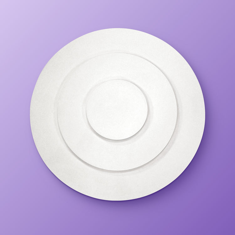 Round Art Deco Ceiling Rose - 703mm/535mm/355mm