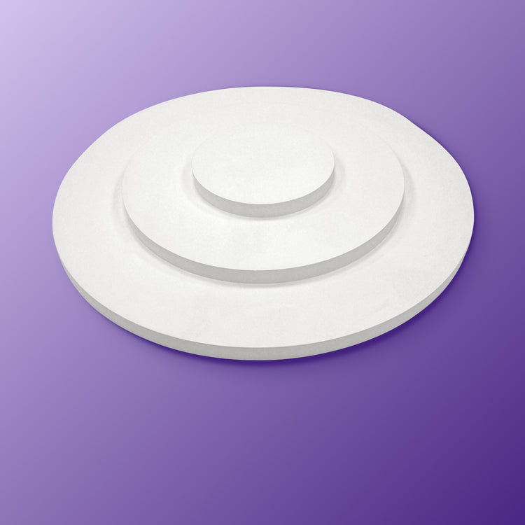 Round Art Deco Ceiling Rose - 703mm/535mm/355mm