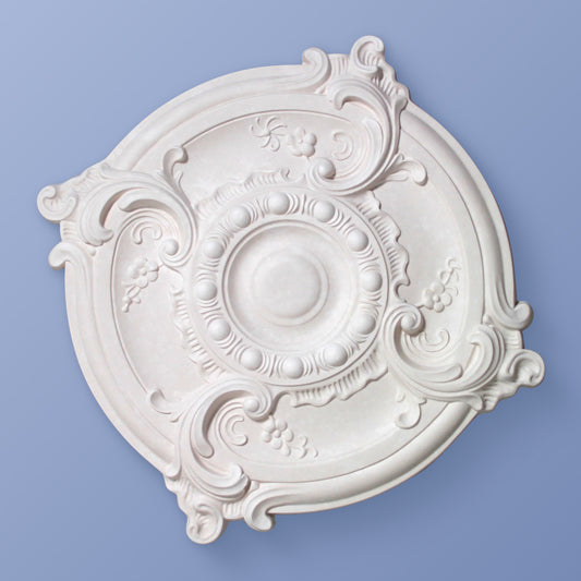 Points Ceiling Rose - Small Ornamental - 500mm