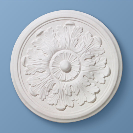 Leaf Ceiling Rose - Small Acanthus - 410mm