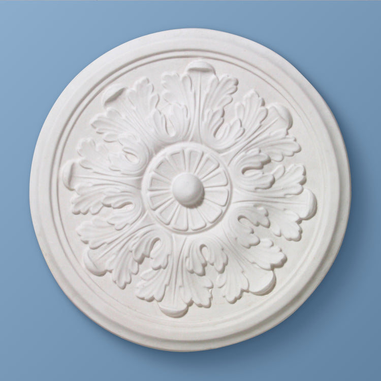Leaf Ceiling Rose - Small Acanthus - 410mm