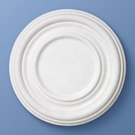 Plain Ceiling Rose - Small Ovala - 450mm