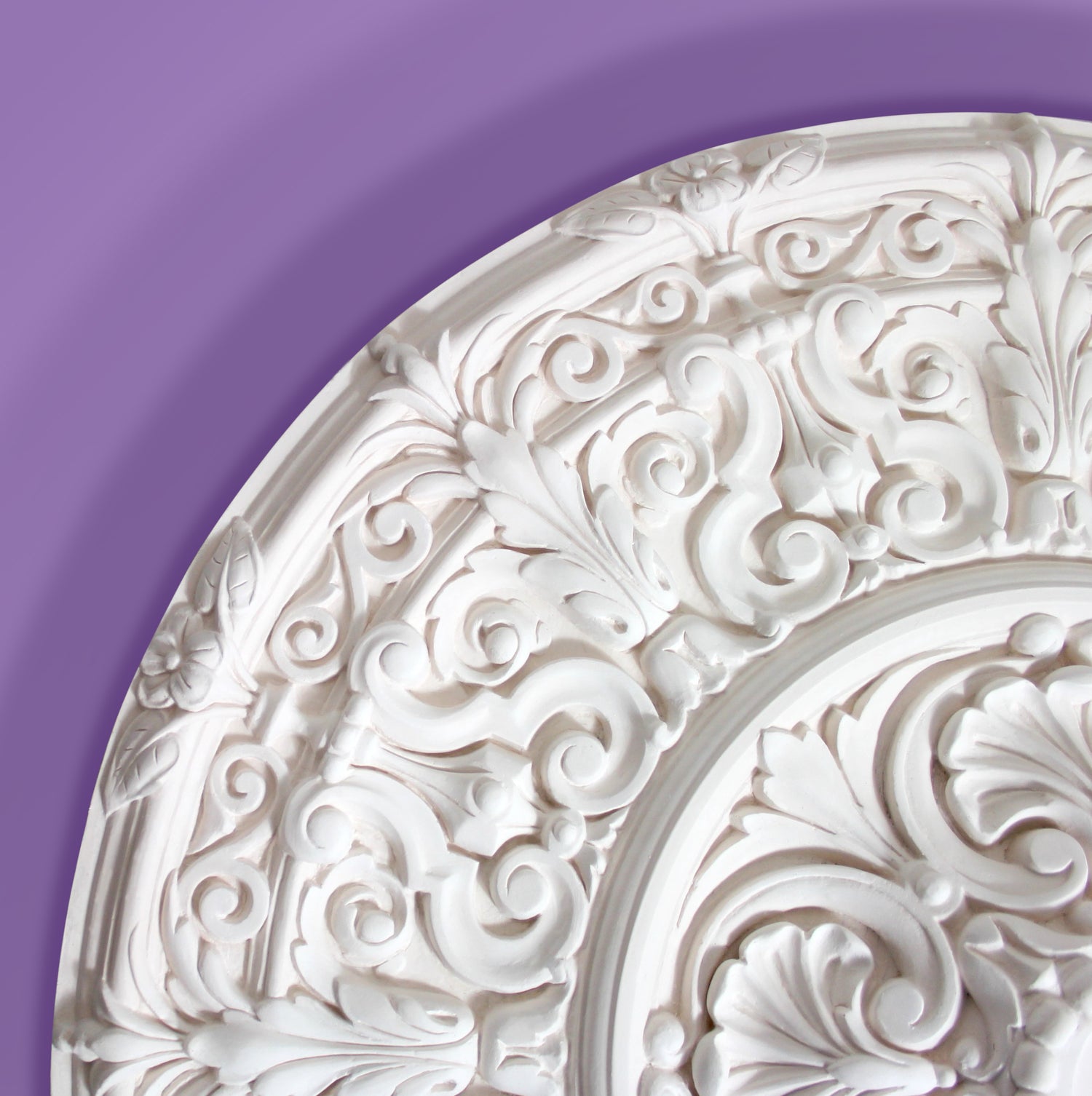 Victorian Ceiling Rose - Ingmanthorpe - Close