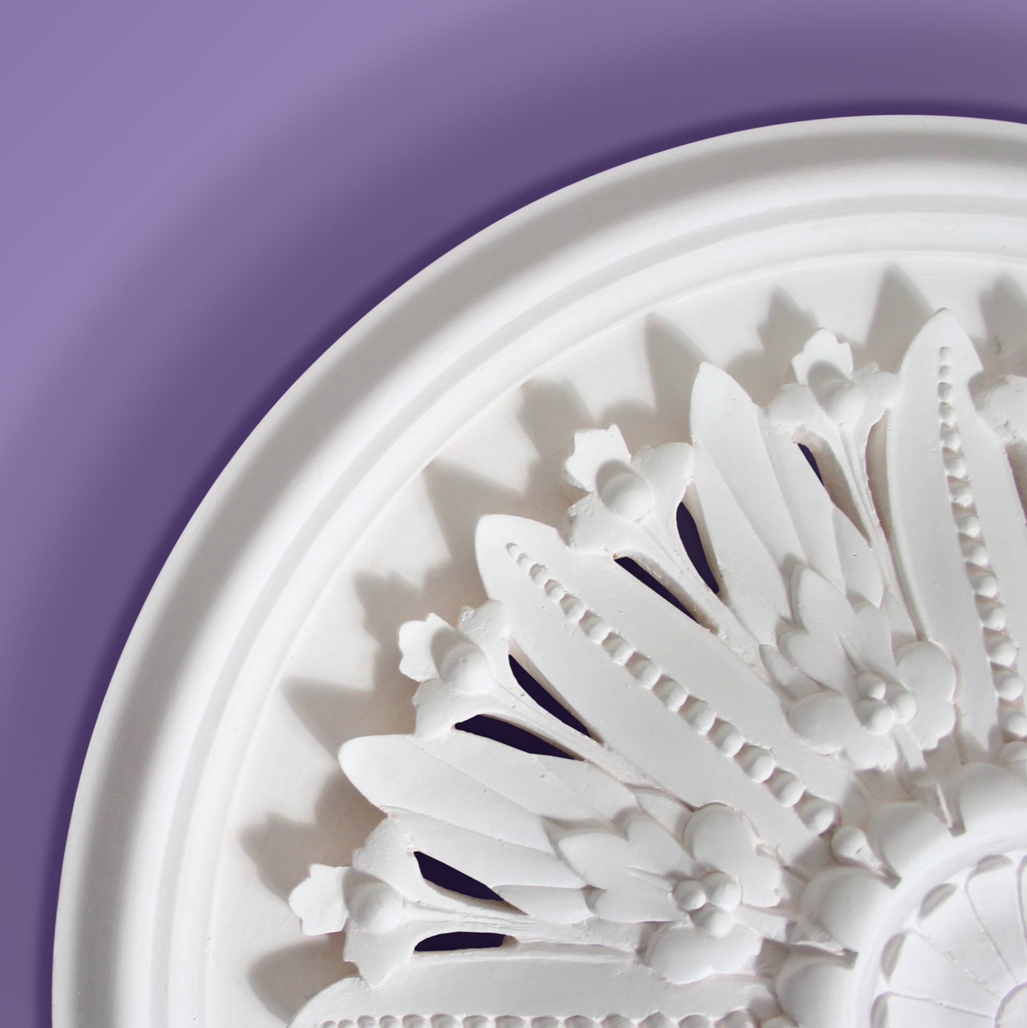 Victorian Ceiling Rose - The Cambridge - Close