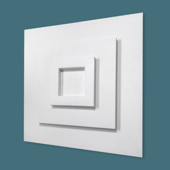Art Deco Ceiling Rose - Square - 700mm – bespoke-plaster
