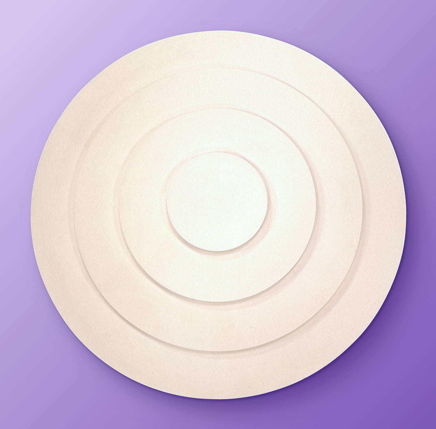 Round Art Deco Ceiling Rose Large Full