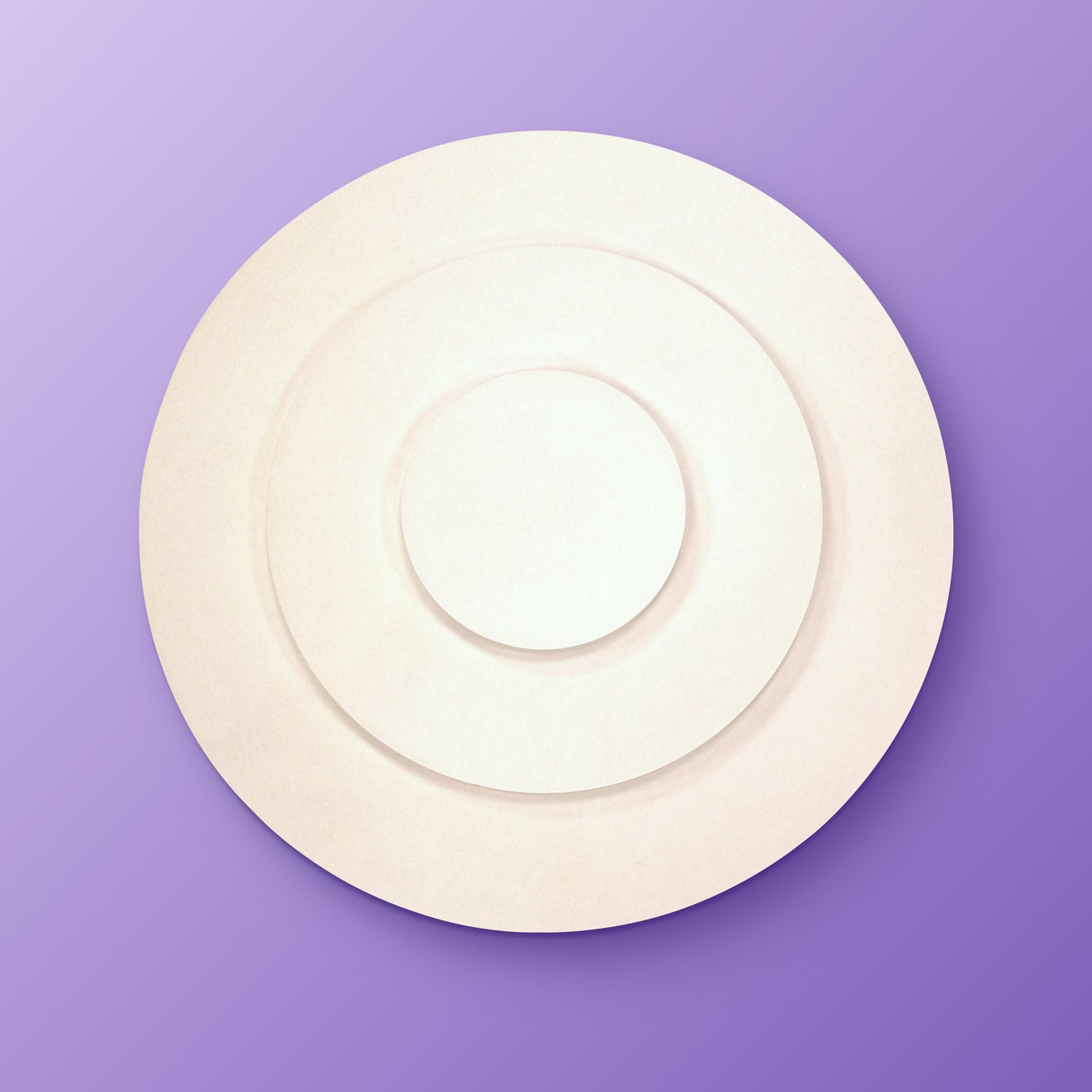 Round Art Deco Ceiling Rose Medium Full